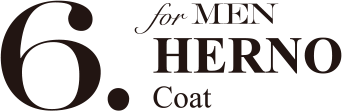 6. for MEN HERNO Coat